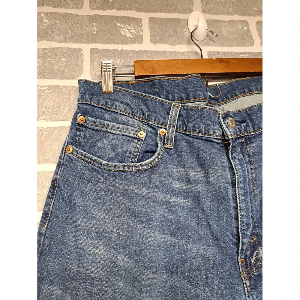 Levis‎ Strauss Mens Straigh Leg Western Blue Jeans Rodeo Ranchero Size 36 X 34L